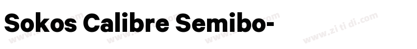 Sokos Calibre Semibo字体转换
